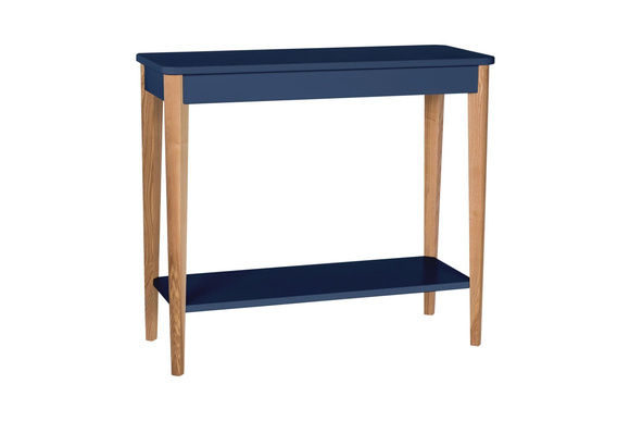 Konsola Jesionowa ASHME 85x35cm - Granatowa