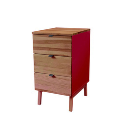 Kontenerek Biurowy LUKA 41x50cm Blat Dąb Czerwony Bok