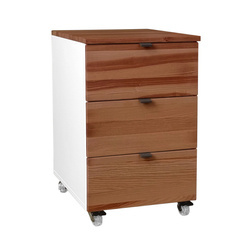 Kontenerek Biurowy LUKA z Kółkami 41x50cm Dąb Biały