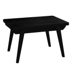 Stolik kawowy z podnoszonym blatem Envelope 90x65cm | jesion wybarwiony na czarno