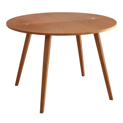 Półksiężycowy rozkładany stół MAWI śr.120cm Dąb
