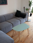 Stolik Kawowy Endocarp 110x66x45cm - Bobrza Glina / Jesion
