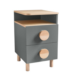 Szafka Nocna DABI 41x50cm Prawa Ciemnoszara