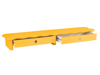 Podstawka Pod Monitor z Szufladami FLOWER 109cm Żółta (Ciemna Cytryna)