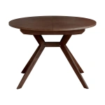 Okrągły rozkładany stół jadalniany 110cm Biju Orzech