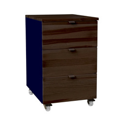 Kontenerek Biurowy LUKA z Kółkami 41x50cm Orzech Granatowy