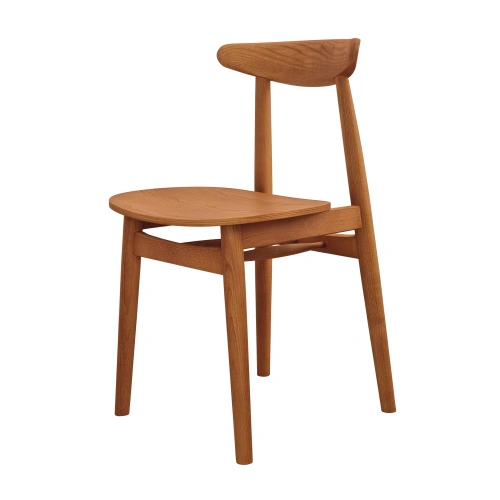 Drewniane krzesło do jadalni Biju Dębowe