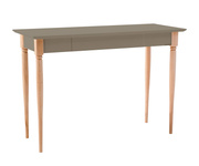 Biurko MAMO z Szufladą 105x40cm – Brązowy / Glina / Beige grey
