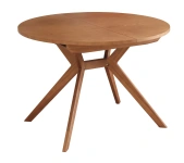 Okrągły rozkładany stół jadalniany 120cm Biju Dąb