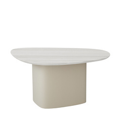 Stolik kawowy Cells Mini 90x55x45cm Kawa z Mlekiem Biały