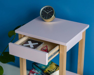 Stolik Nocny ENTLIK 40x35xH70cm Ulotny Miętowy
