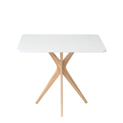 Prostokątny Stół JUBI 55x80cm Biały