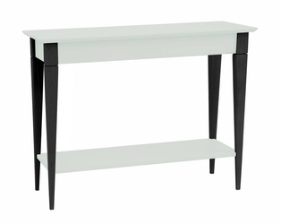 Konsola MIMO z Półką 105x35cm Czarne Nogi Ulotny Miętowy