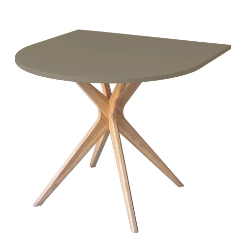 Stół Półowalny JUBI Racetrack 90x90cm Bobrza Glina