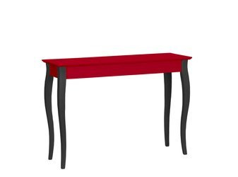 Konsola LILLO 105x35cm  Czarne Nogi / Czerwona