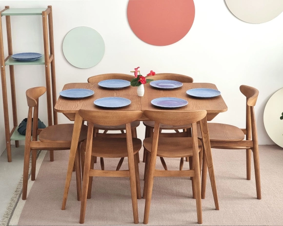 Rozkładany stół jadalniany Envelope BOLD 120x80cm Orzech