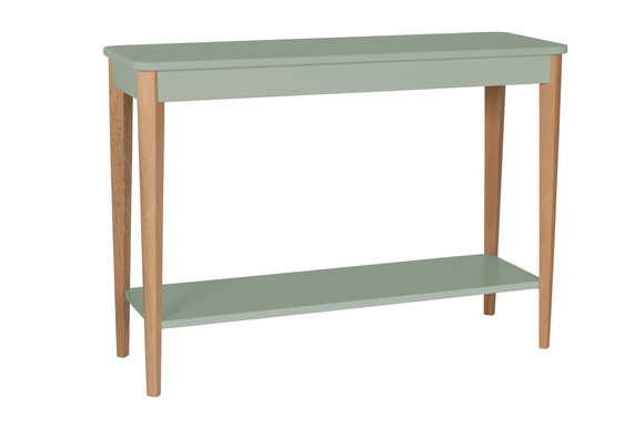 Konsola Jesionowa ASHME 105x35cm - Szałwiowy