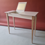Toaletka MIMO z Lusterkiem 105x35cm Ciemny Koralowy