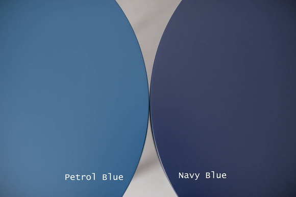 Stolik Kawowy UFO śr. 70cm wys. 45cm - Petrol Blue