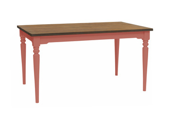 Stół Jadalniany NATA 140x90cm Ciemny Koralowy