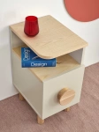 Stolik nocny z szufladą DABI MINI lewy Kawa z mlekiem