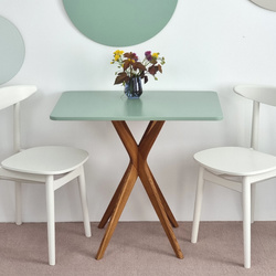 Prostokątny Stół JUBI 55x80cm Dąb Szałwiowy