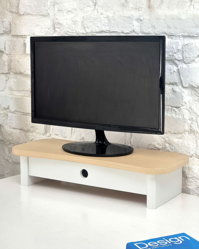 Podstawka Pod Monitor JUBI 60x24cm Jesion Jasnoszara