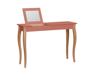 Toaletka LILLO z Lusterkiem 105x35cm Ciemny Koralowy