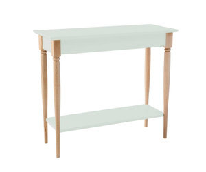 Konsola Meblowa MAMO z Półką 85x35cm Ulotny Miętowy