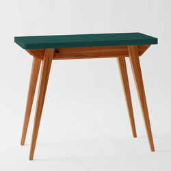 Konsola ENVELOPE Rozkładana 45x90cm Dąb Zielony Butelkowy