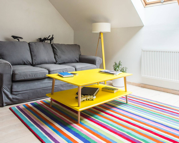 Stolik Ława Kawowa KORO LOW 110x70cm - Petrol Blue