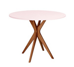 Okrągły Stół JUBI śr. 80cm Dąb Różowy