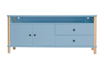 Szafka RTV ASHME 140x45x60cm Delikatny Niebieski