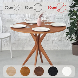 Okrągły Stół Jadalniany JUBI śr. 90cm Dąb