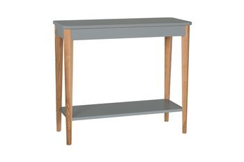 Konsola Jesionowa ASHME 85x35cm - Ciemnoszara